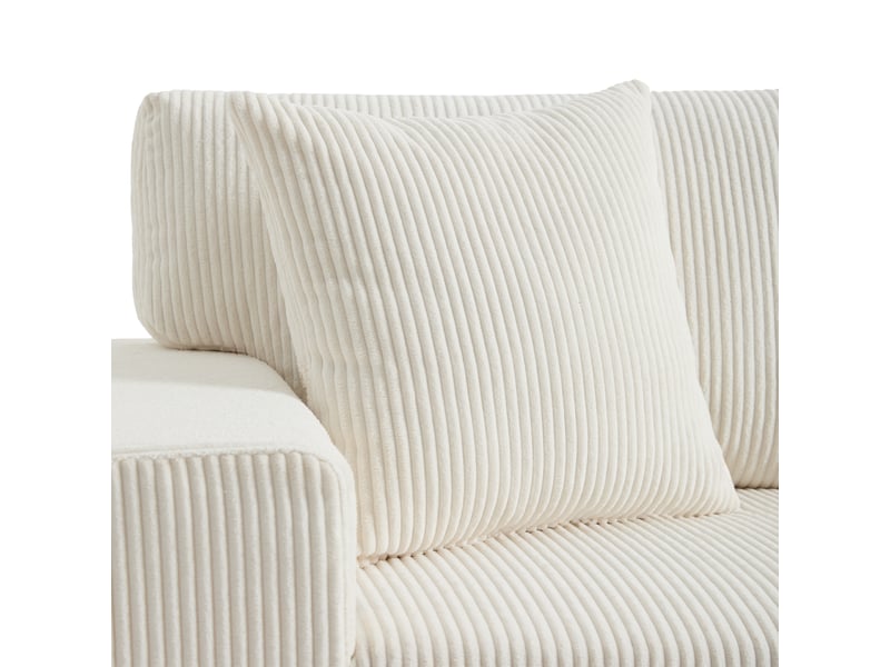  Canapé d’angle convertible en l 3 places avec fonction lit, usb, rangements latéraux et coussins  - Conforama D