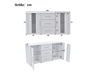 Meuble tv coloris gris SOGEU