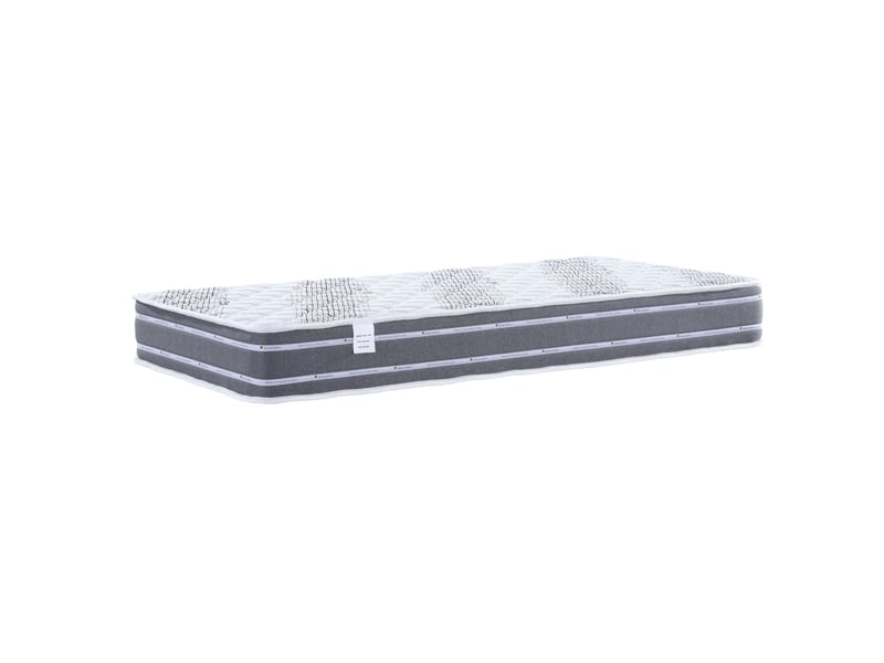 Lot de 2 matelas 100x200 tissu avec bambou naturel mousse hr 35 kgm3 hauteur 21 cm soutien ferme 100 200 natura  - Conforama C