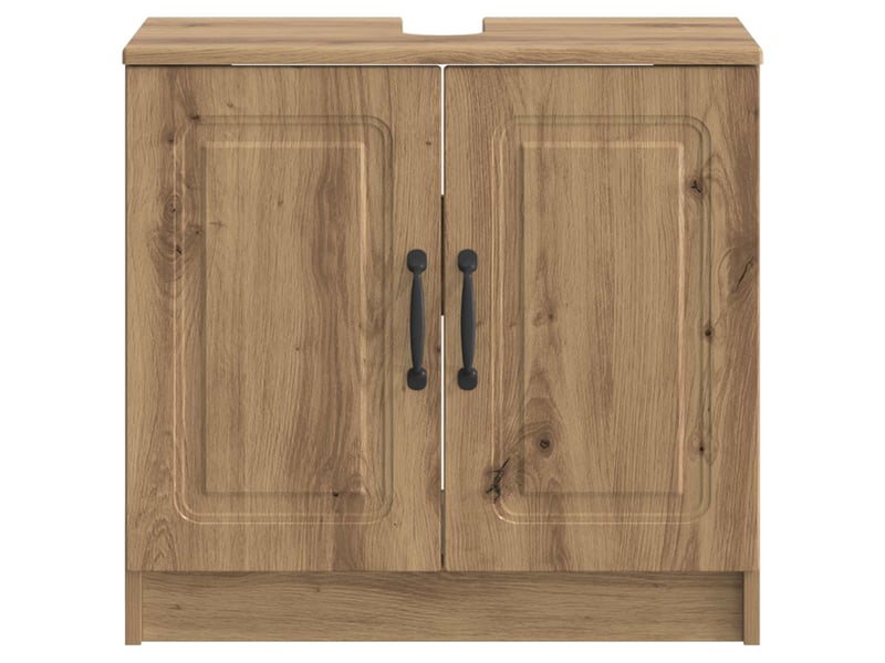  Meuble sous lavabo de salle de bain utrecht chêne artisanal cf64928  - Conforama D