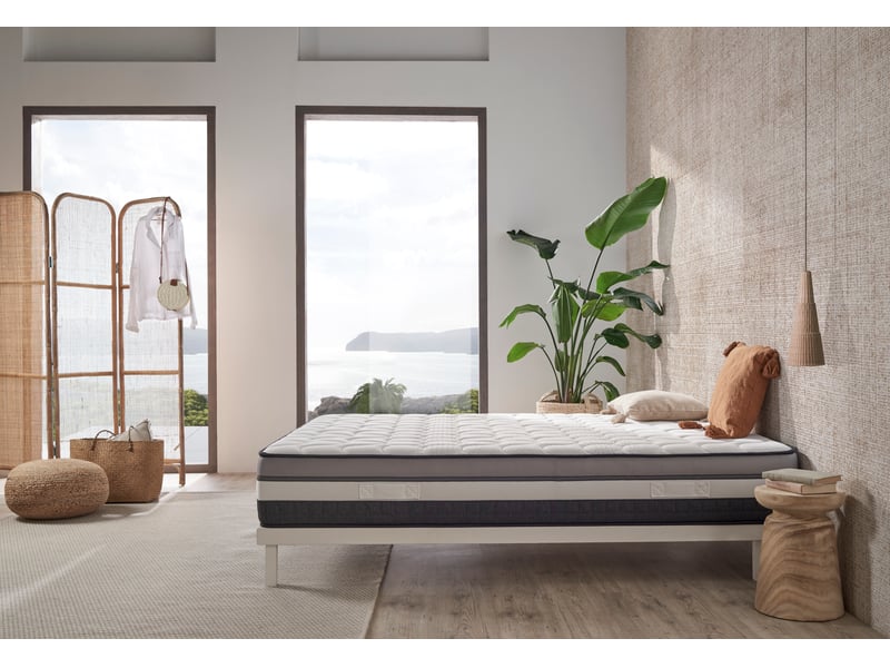  Matelas à mémoire de forme au gel luxury memory gel premium - mi-ferme, 5 cm de mémoire de forme gel, effet nuage 8435720066562 - Conforama B