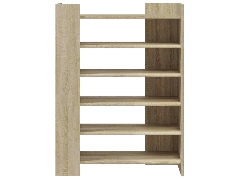  Meuble à chaussure, armoire à chaussures chêne sonoma 74,5x37,5x100 cm  - Conforama D