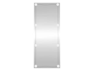 Miroir mural avec lumières led 40x100 cm verre rectangulaire cf62819
