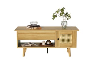 Table basse  coloris bois clair <strong></strong> <strong></strong> - 50 cmx103 cm