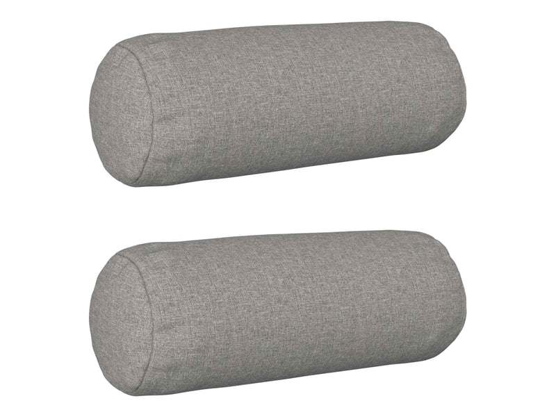  Lot de 2 coussins avec oreiller, coussins décoratifs heerlen gris nuage tissu cf50228  - Conforama B