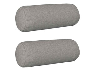 Lot de 2 coussins avec oreiller, coussins décoratifs heerlen gris nuage tissu cf50228