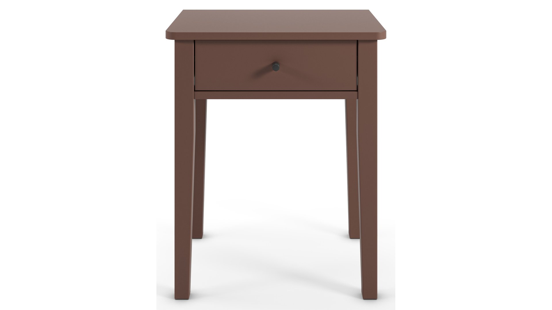Table de chevet BOBCAT coloris terracotta TERRACOTTA bois massif Conforama
