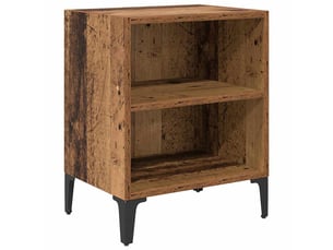 Table de chevet - cabinet de chevet - table de nuit bois ancien 40 x 30 x 50 cm bois d'ingénierie