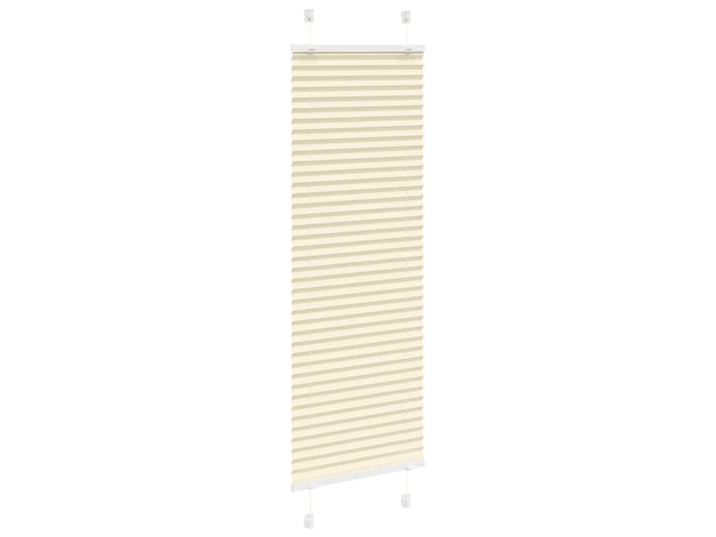  Store plissé, store de fenêtre crème 45x100 cm largeur du tissu 44,4 cm polyester cf46835  - Conforama C