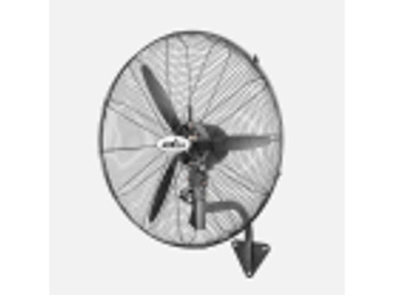  Ventilateur mural industriel fabrilamp borrasca 145 w noir 3 vitesses ø 56 cm orientable 239361009 - Conforama D