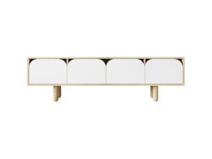 Meuble tv coloris blanc 180 cm HANAH HOME  