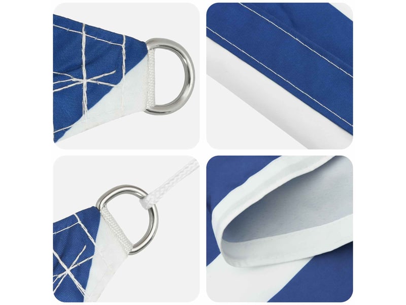  Voile d'ombre - voile d'ombrage - voile parasol 7 x 7 m 100 % polyester oxford carré  - Conforama D