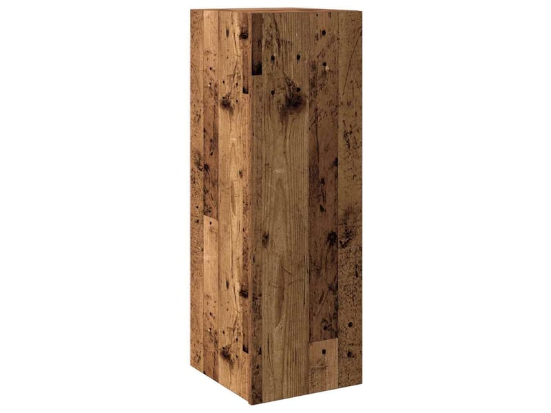  Lot de 3 meuble tv mural, meuble tv suspendu vieux bois bois d'ingénierie shl59681  - Conforama D