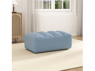 Banquette lit convertible couchage Occasionnel <strong>DESMIU</strong> <strong></strong> bleu