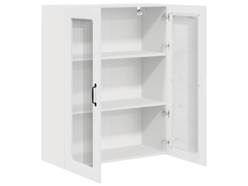 Meuble mural de cuisine | armoire de cuisine blanc brillant shl5334 - Conforama E