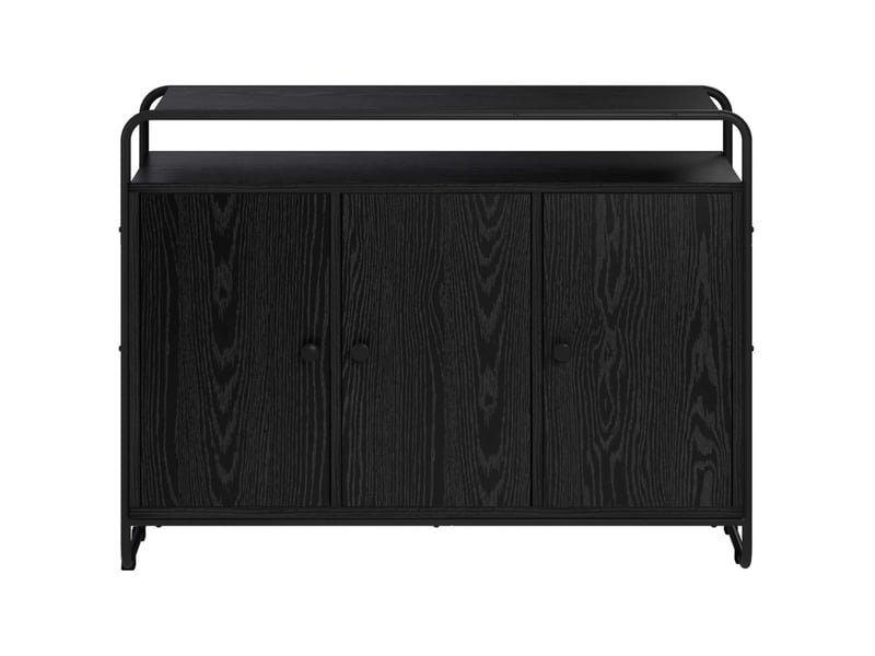  Buffet salon, buffet de rangement chêne noir 102x35x75 cm bois d'ingénierie shl23459  - Conforama D