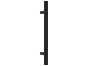 Poignée de porte, 128 mm, noire