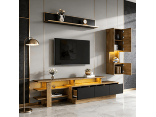 Meuble tv coloris bicolore 180 cm MODENVIE