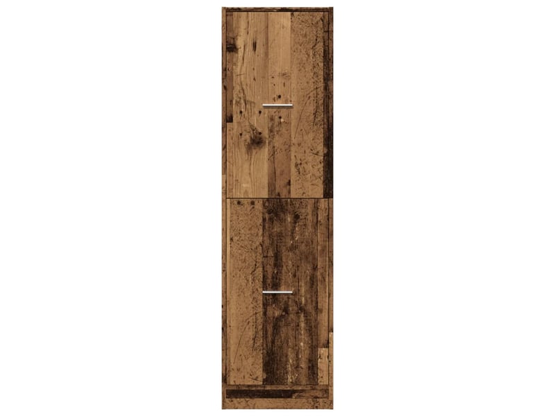  Meuble de rangement, armoire d'apothicaire vieux bois 40x41x144,5 cm bois ingénierie  - Conforama E