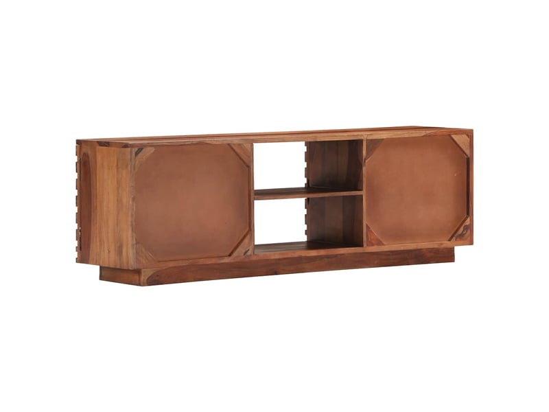  Meuble tv - banc tv - meuble de rangement 120x30x40 cm bois solide  - Conforama C