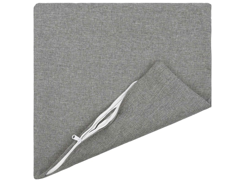  Lot de 12 coussins avec oreiller, coussins décoratifs heerlen gris nuage tissu cf50094  - Conforama C