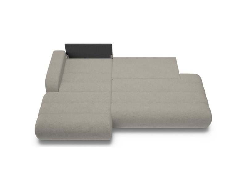  Selsey arione - canapé d'angle convertible - 283 cm - chenille gris Arione - Conforama D