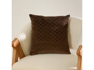 Coussin selia carré 40x40cm marron