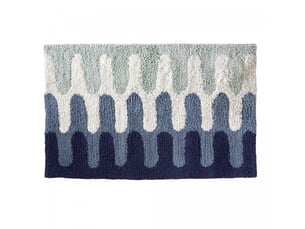 Tapis de bain en coton tufté