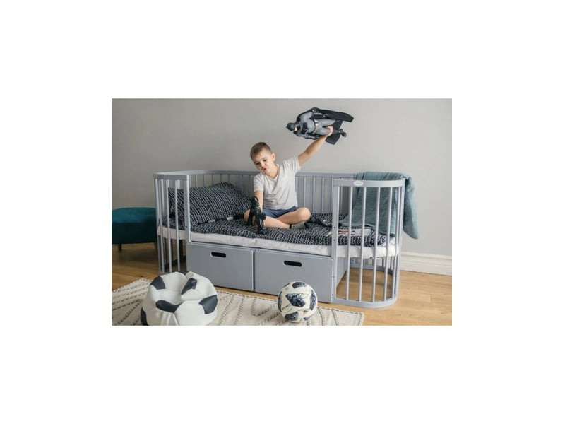 Tiroir pour commode à langer - gris waldin DRAWER-G - Conforama C