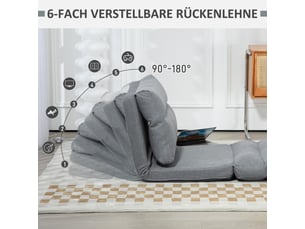 Fauteuil relax électrique  RAELUNYI Cuir / Tissu noir