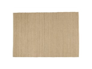Quentin - tapis rectangulaire 300x400cm en jute et coton couleur beige