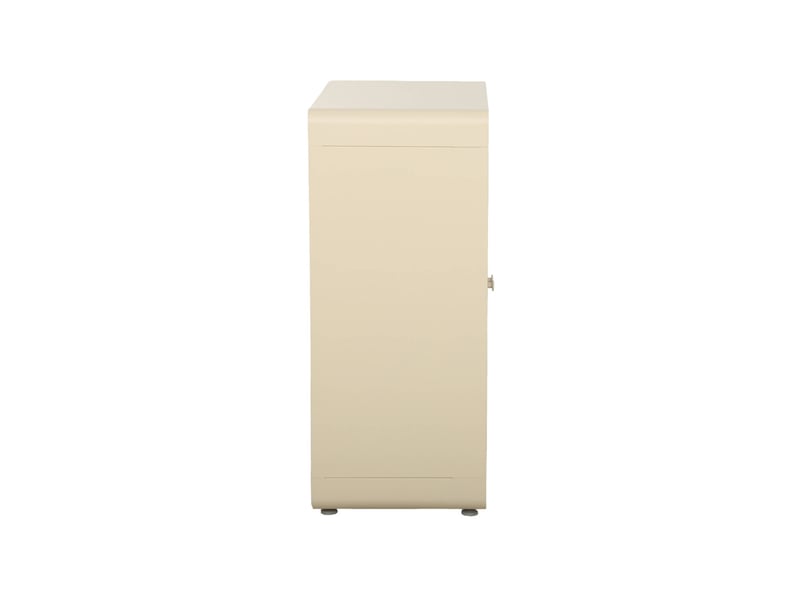  Commode armoire métal 2 portes beige - tribeca  - Conforama C