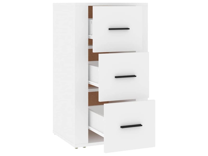  Buffet - bahut - meuble de rangement blanc 40x33x70 cm bois d'ingénierie  - Conforama D