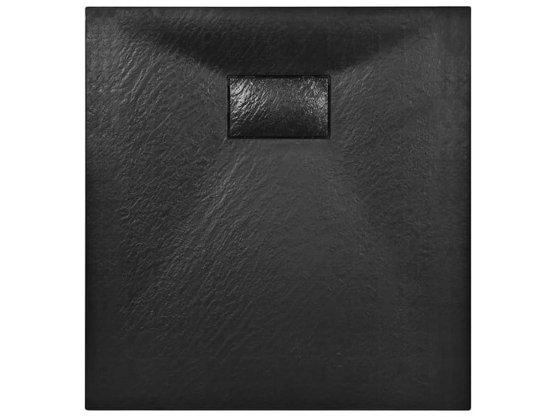  Bac de douche receveur de douche rectangulaire salle de bain maison intérieur trou de drain standard de 9 cm smc 90 x 80 cm noir 02_0003456  - Conforama D