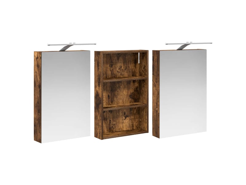  Ensemble de meubles de salle de bain 3 pcs 120x10.5x60.5 cm shl2223  - Conforama E