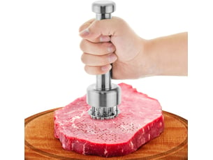 Attendrisseur de viande en acier inoxydable, marteau a viande manuel, marteau a steak, ustensiles de cuisine pour attendrir steak poulet poisson
