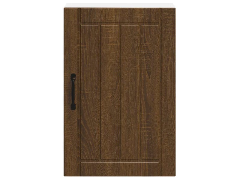 Meuble de rangement, armoire murale de cuisine lucca chêne marron bois ingénierie shl3901 - Conforama E