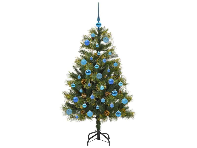  Sapin de noël - arbre de noël artificiel avec branches pliables et cônes 150 cm  - Conforama D
