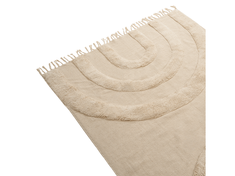  Tapis enfant nako  beige 160 x 230 cm coton  - Conforama D