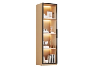 Vitrine coloris naturel  <strong>SWEIKO</strong> <strong></strong> - x165 cm