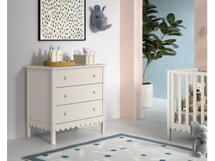 Commode 1 tiroir(s)    <strong>VIPACK</strong> <strong>SWKO1304</strong> coloris gris largeur 90 cm