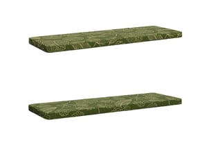 Lot de 2 coussins de banc, coussins d'assise vught 100 % polyester cf57705