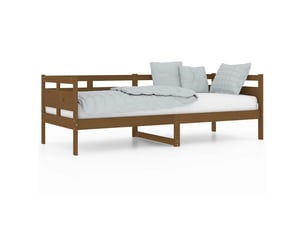 Lit simple 80x200 cm    coloris marron