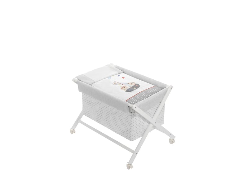  Berceau en croix-pirates gris 91922-01 - Conforama B