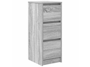 Buffet - bahut - meuble de rangement sonoma gris 29,5x34x76 cm bois d'ingénierie