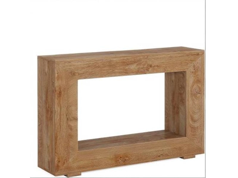  Console d'entrée 120x30x83.5 cm marron avec rangement, style campagne  - Conforama A
