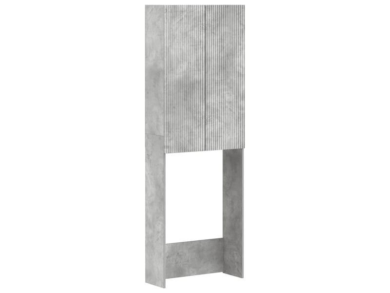 Armoire de toilette arnhem gris béton 66x25.5x190 cm - Conforama A