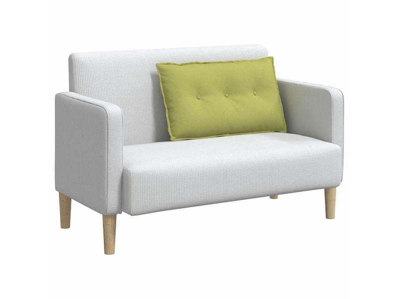  Coussin de dos, coussin de dossier vert clair 80 x 19 x 50 cm tissu cf55068  - Conforama C