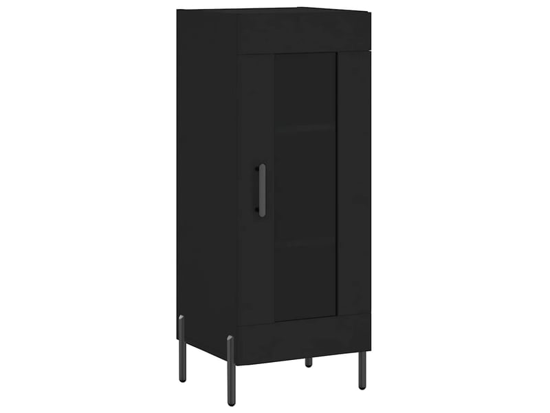  Buffet - bahut - meuble de rangement noir 34,5x34x90 cm bois d'ingénierie  - Conforama A