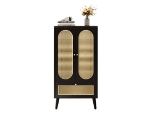 Buffet 2 porte(s)  1 tiroir(s) MODENVIE  - 60 cm coloris noir 
